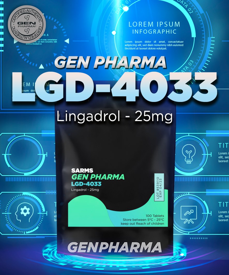 LGD-4033  25mg  (Ligandrol)   100 TABLETAS | SARMS GEN PHARMA