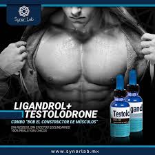 Combo de SARMS para crecimiento con 1 Gotero de Ligandrol + 1 Gotero de Testolodrone SYNERLAB