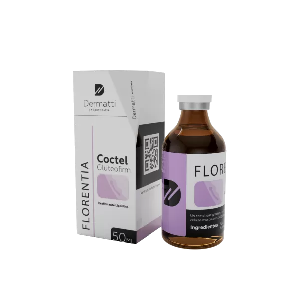 MESOTERAPIA PARA GLUTEO FLORENTIA Coctel GlúteoFirm  Aumenta las células musculares del glúteo, volumen y firmeza   | 50 ml | Mesoterapia Dermatti