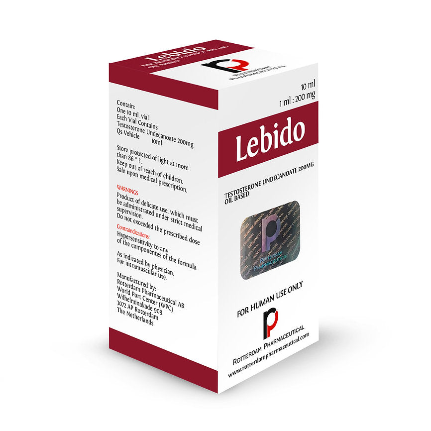 LEBIDO - Undecanoato de testosterona base aceite 10 ML ROTTERDAM PHARMACEUTICAL