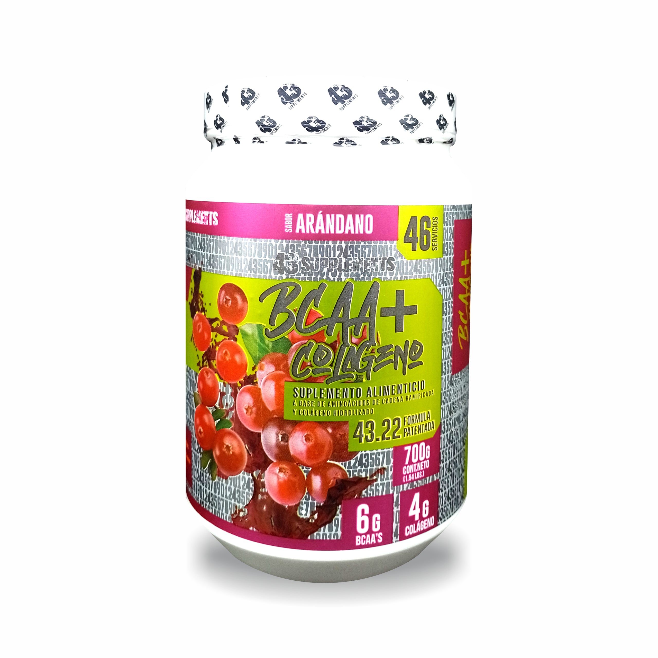 BCAA + Colageno 700gr.