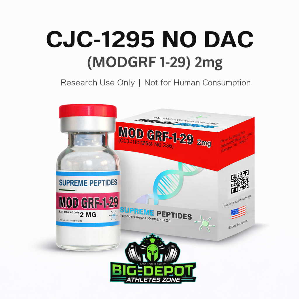 CJC-1295 2 mg péptido Supreme Peptides vial original

