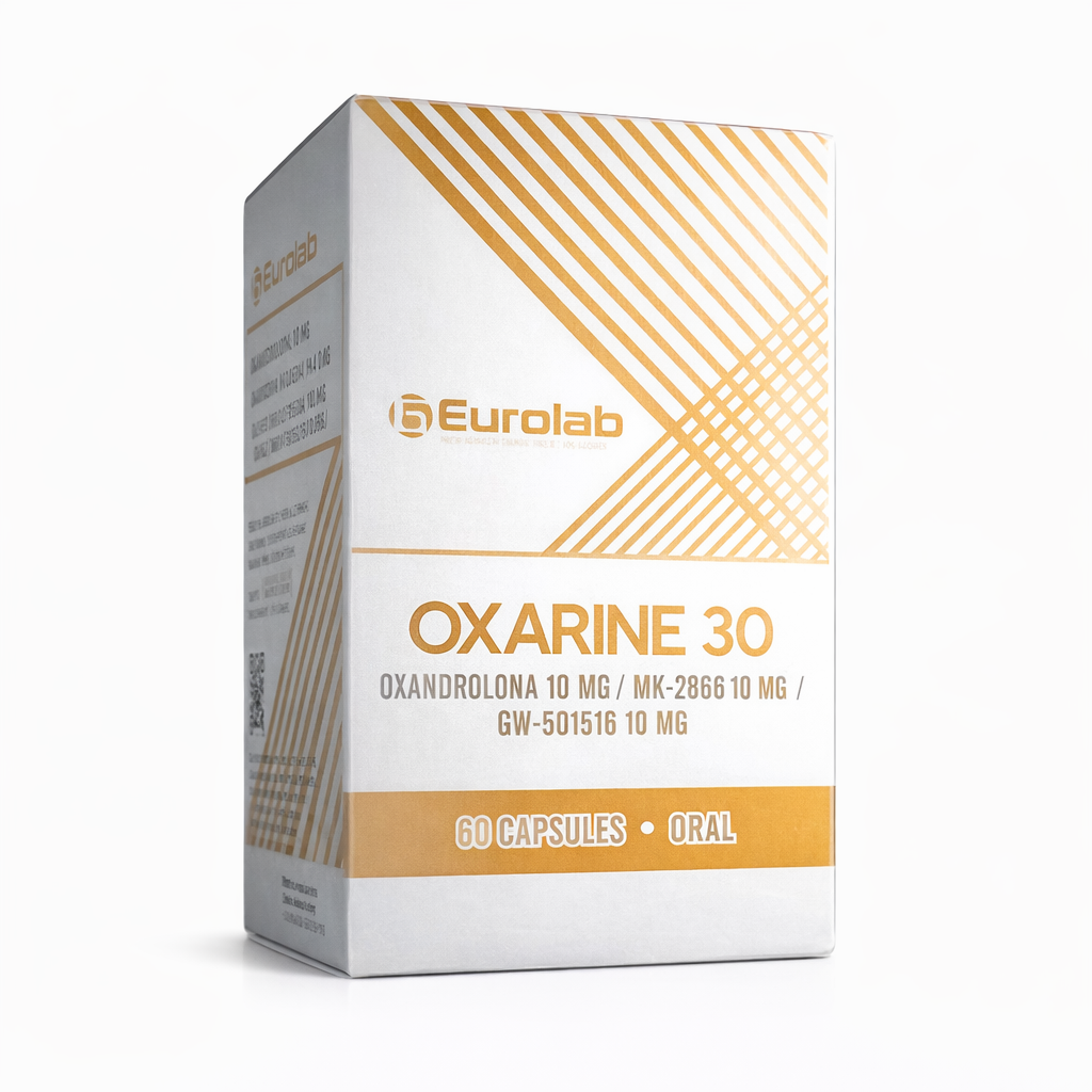 Oxarine – Oxandrolona + Ostarine + Cardarine 30 mg 60 cápsulas | Eurolab