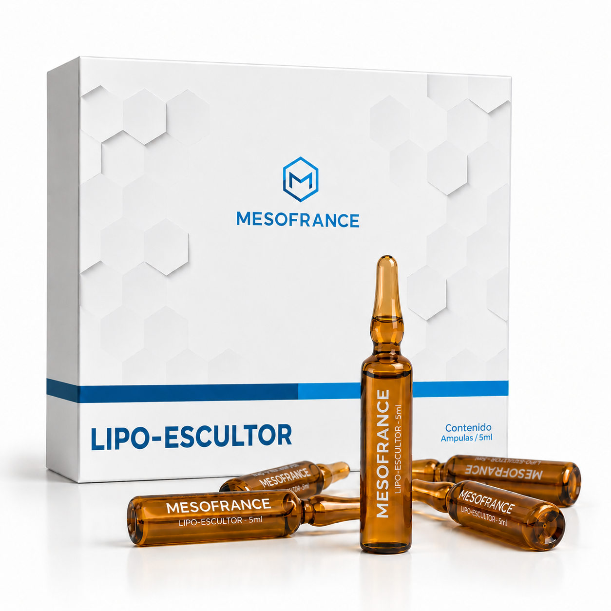 Lipoescultor / Quemador / Antioxidante Ampolletas de 5 ML - MESOTERAPIA Mesofrance