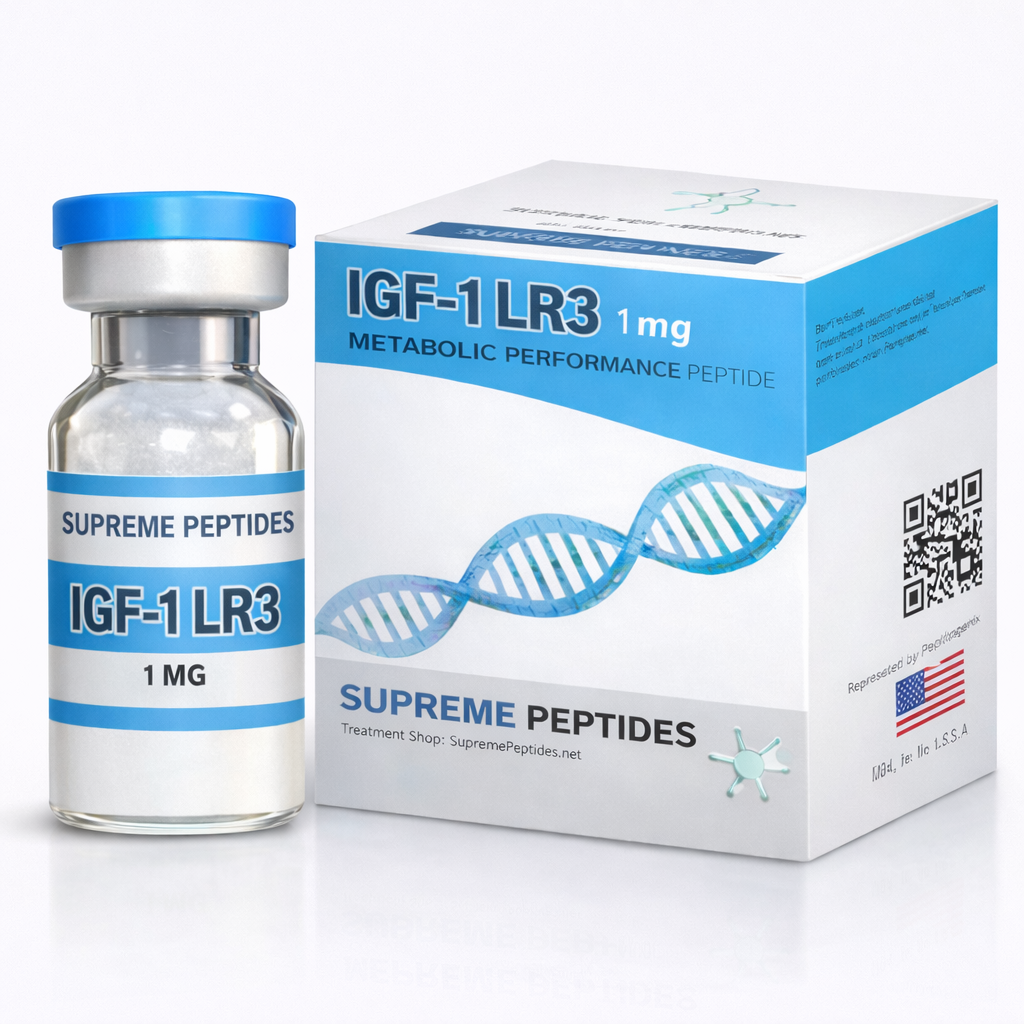 IGF-1 LR3 1 mg | Growth Factor & Metabolic Control Peptide | Supreme Peptides