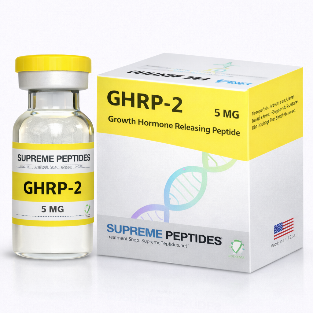 GHRP-2 5 mg | Growth Hormone Releasing Peptide | Supreme Peptides
