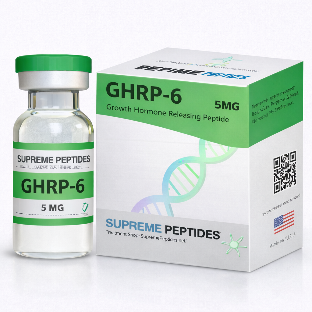 GHRP-6 Growth Hormone Releasing Peptide 5 mg | Supreme Peptides