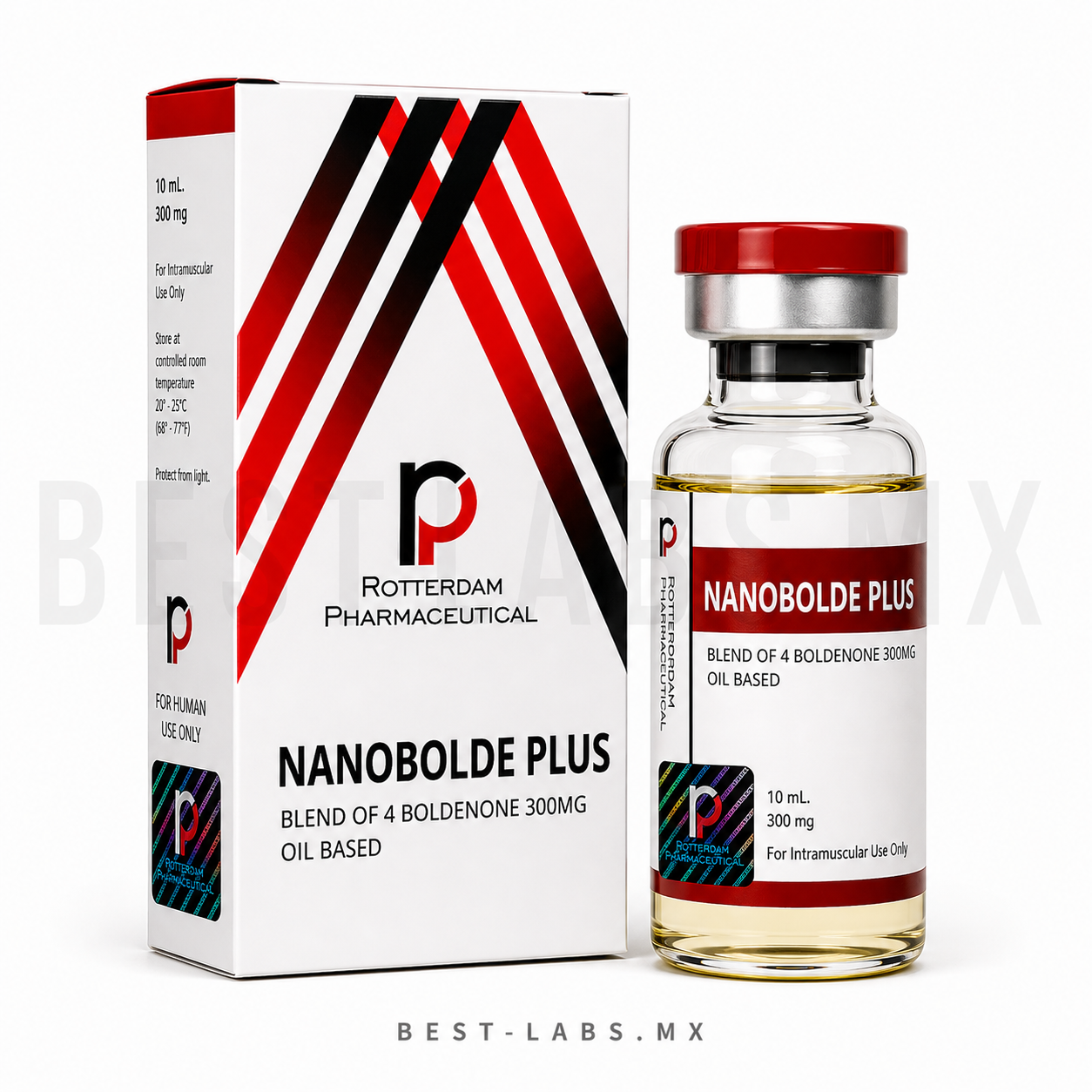 Nanobolde Plus (Boldenona blend 4 ésteres) 300 mg Performance Enhancement Compound | Rotterdam