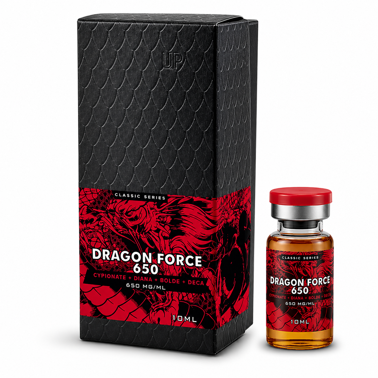 Dragon Force 650 (Cipionato 150mg/Metandienona 100mg/Boldenona 100mg/Decanoato 300mg) 10 ampolletas de 1ml | Dragon Pharma