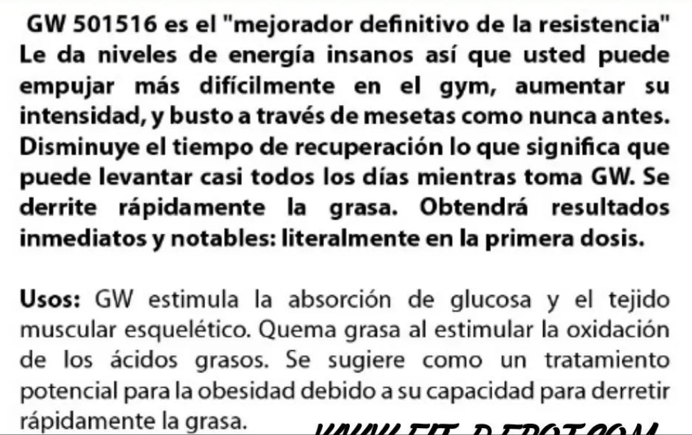 Endurabolon 25 mg (Cardarine GW-501516) 80 tabletas | SARMS Smart