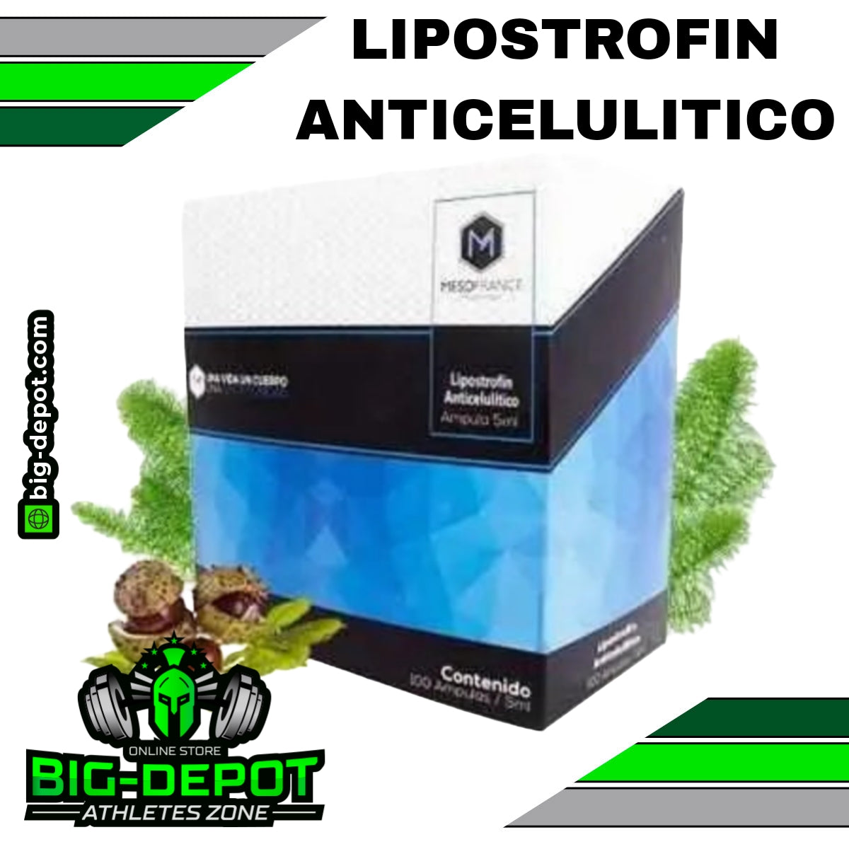 Lipostrofin / 100 Ampolletas de 5 ML  - MESOTERAPIA Mesofrance