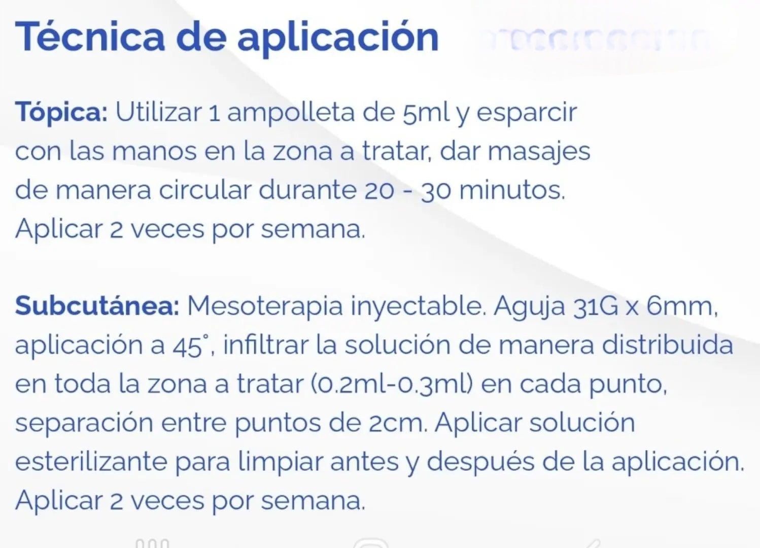 Redu-XS 5 ml – Solución estética corporal especializada   Aesthetic Therapy Solution | Beauty & Fitness