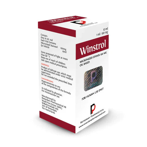 WINSTROL 100 MG - Estanozolol o Winstrol Base aceite / 10 ML ROTTERDAM PHARMACEUTICAL