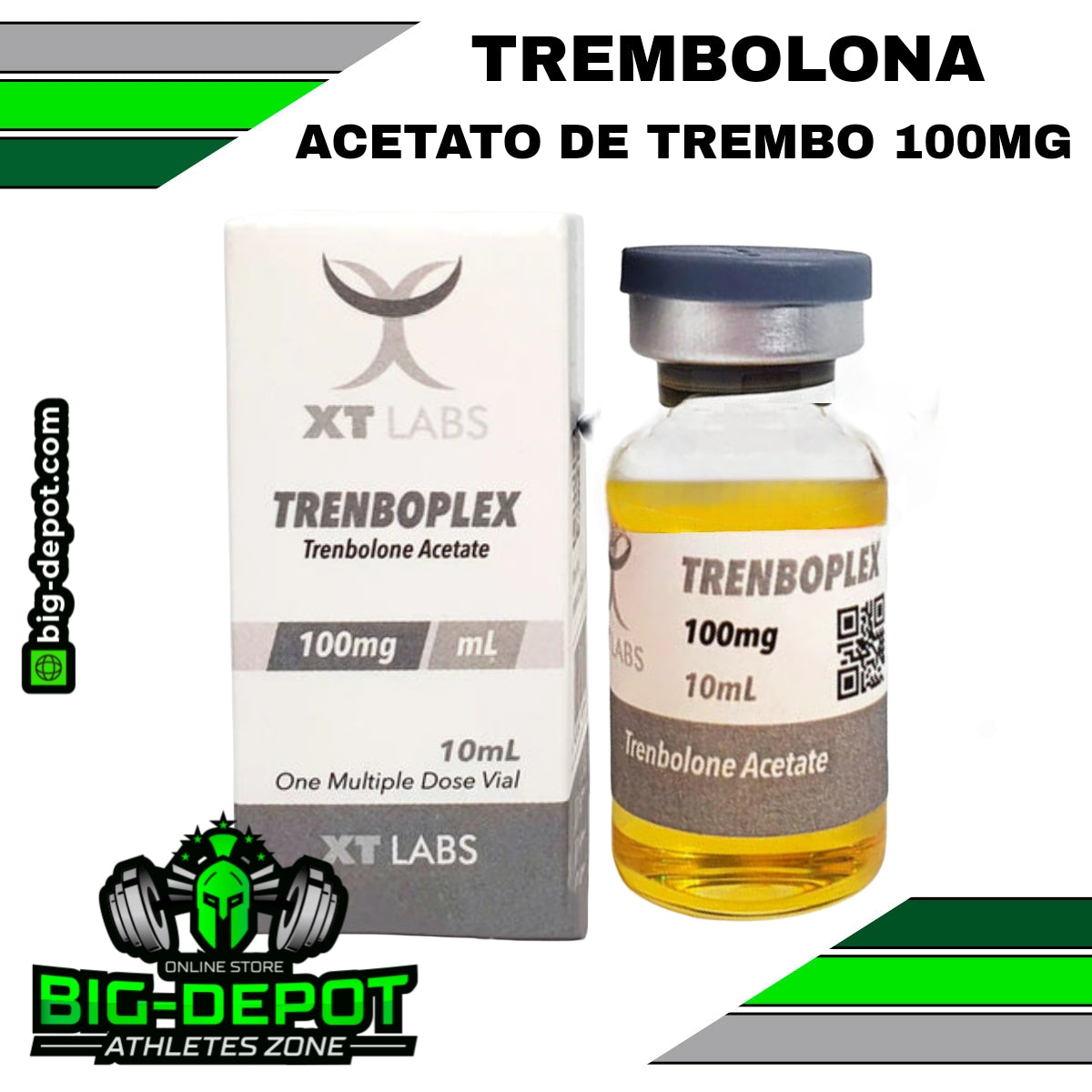 Trenboplex 100mg Acetato de Trembolona XT Labs 10ml Big Depot original
