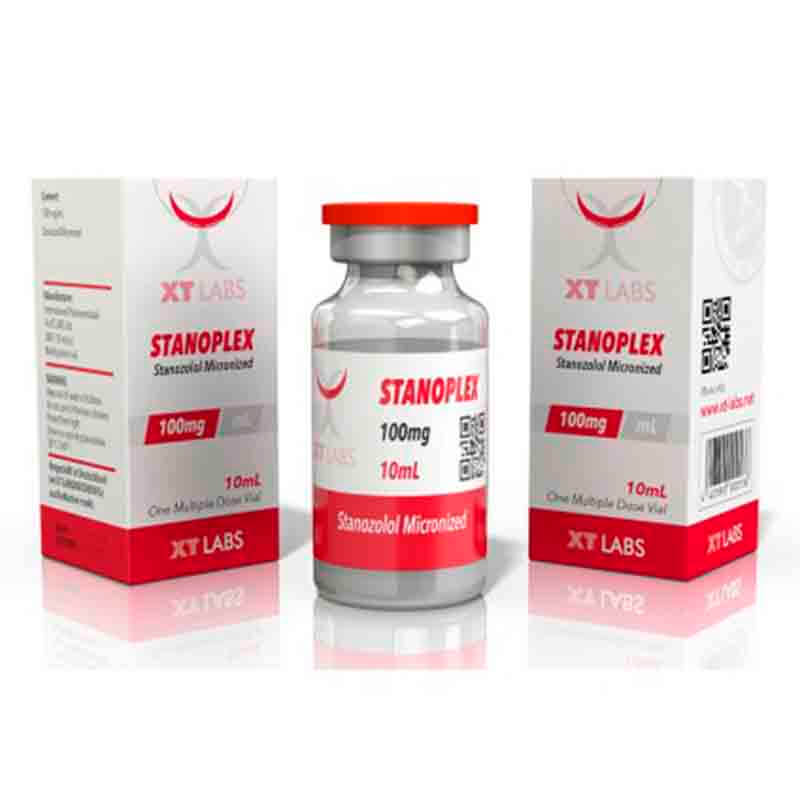 STANOPLEX-100 - ( WINSTROL) Stanozolol base agua 100 mg  / Frasco 10 ml | XT LABS