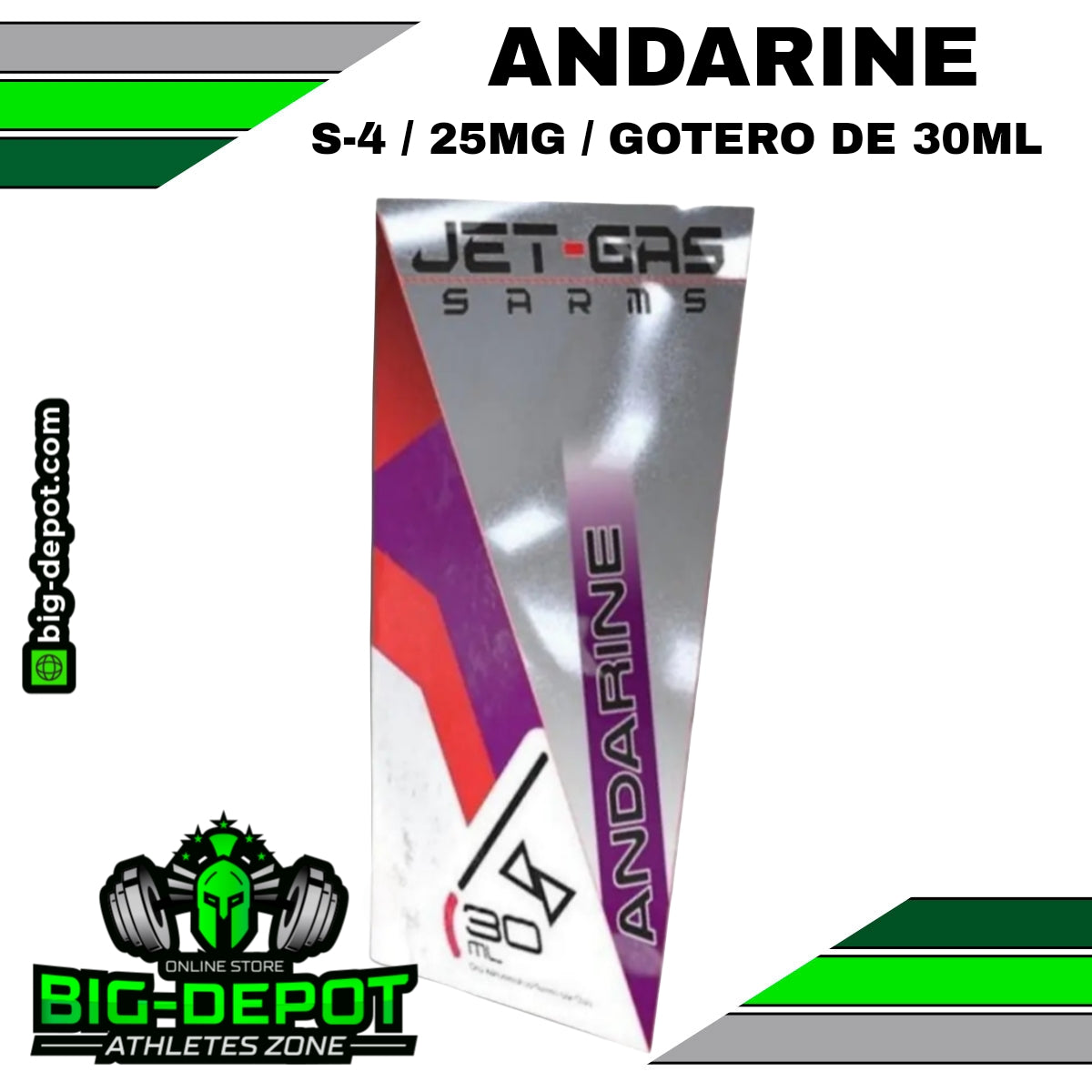 Andarine 25 mg S-4 sublingual Hardbull Labs 30 ml Big Depot original