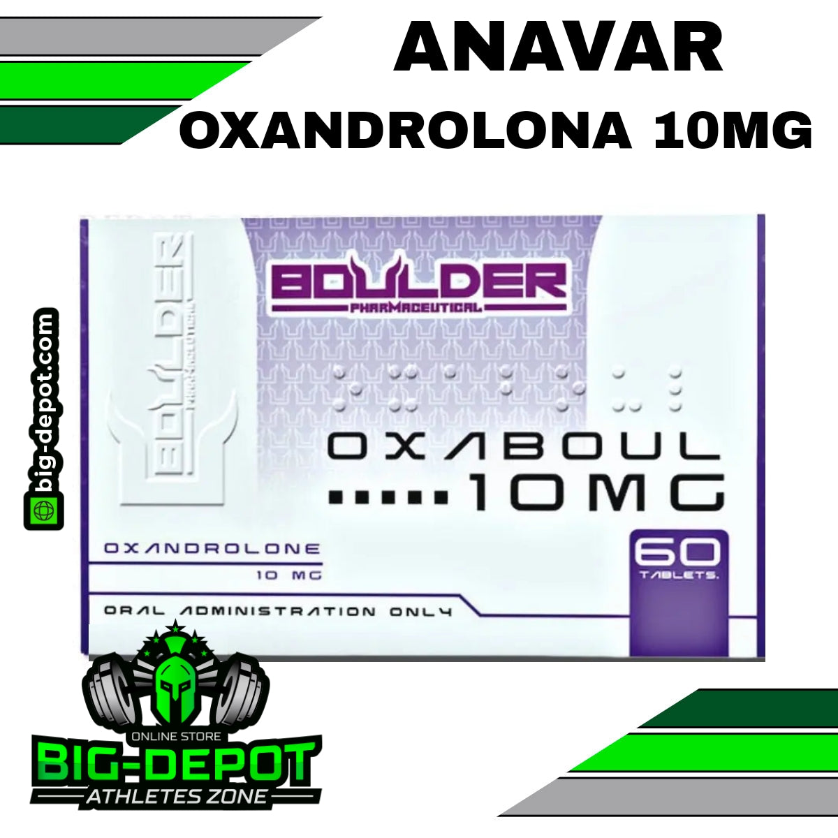 Oxaboul 10 mg oxandrolona Boulder 60 tabletas original