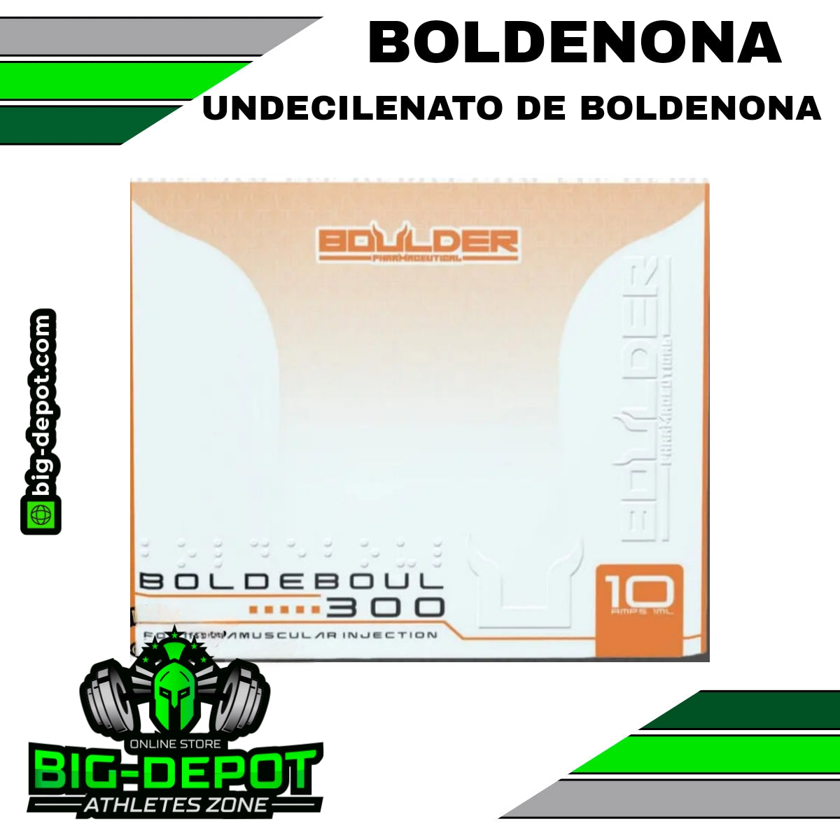 Boldeboul 300mg undecilenato de boldenona Boulder Roids 10 ampolletas original