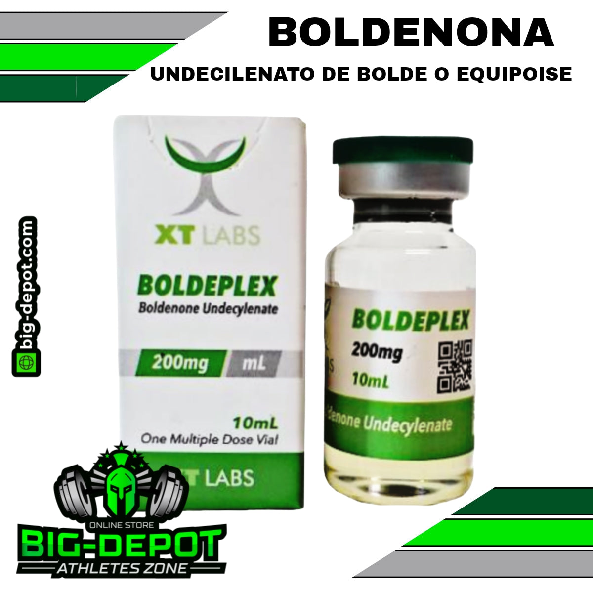 Boldeplex-200 200 mg Boldenona Undecilenato XT Labs 10 ml Big Depot original
