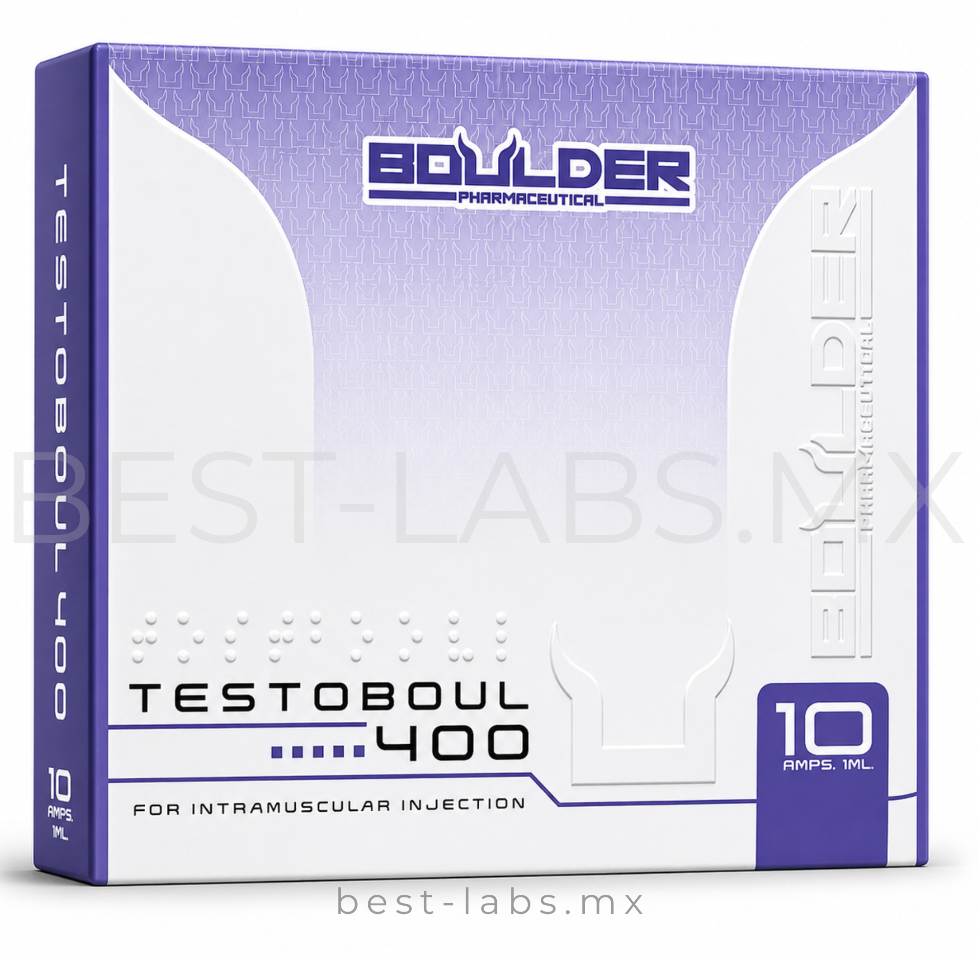 Testoboul 400 | Mezcla de testosteronas Boulder | 10 ampolletas de 1 ml
