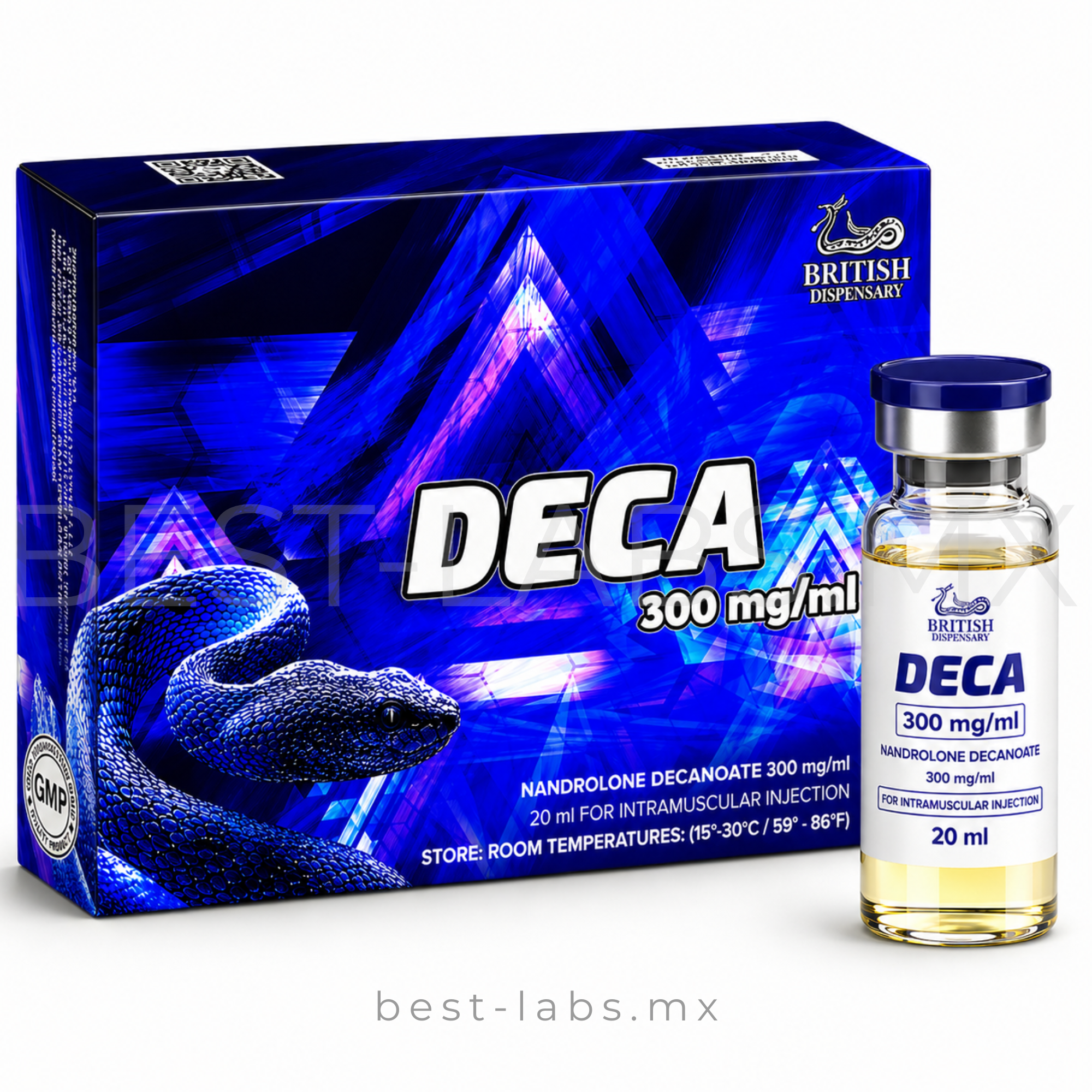 Decadurabolin 300 mg/ml (Decanoato de Nandrolona) 20 ml | British Dispensary
