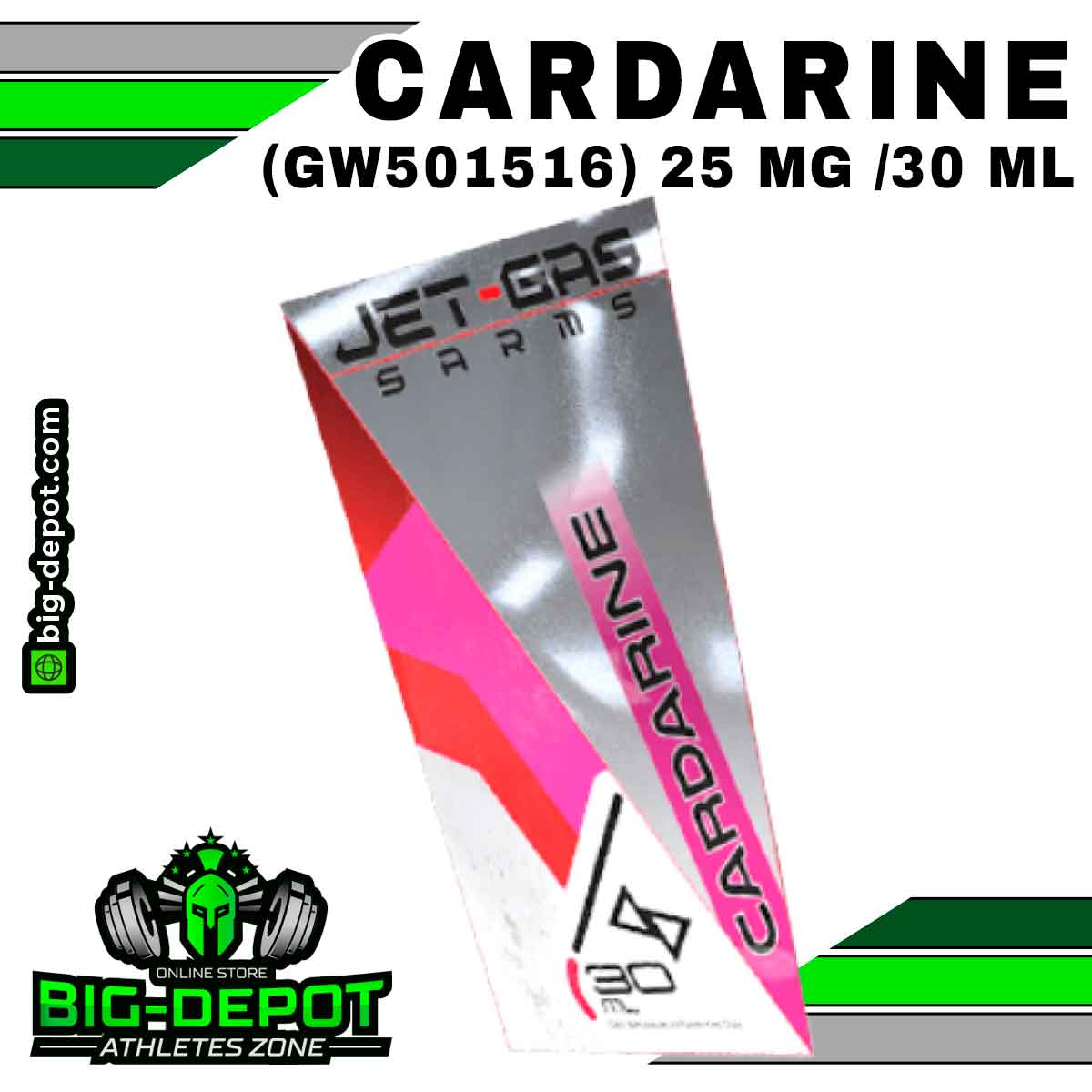 Cardarine 25 mg GW-501516 Hardbull Labs 30 ml frasco Big Depot original