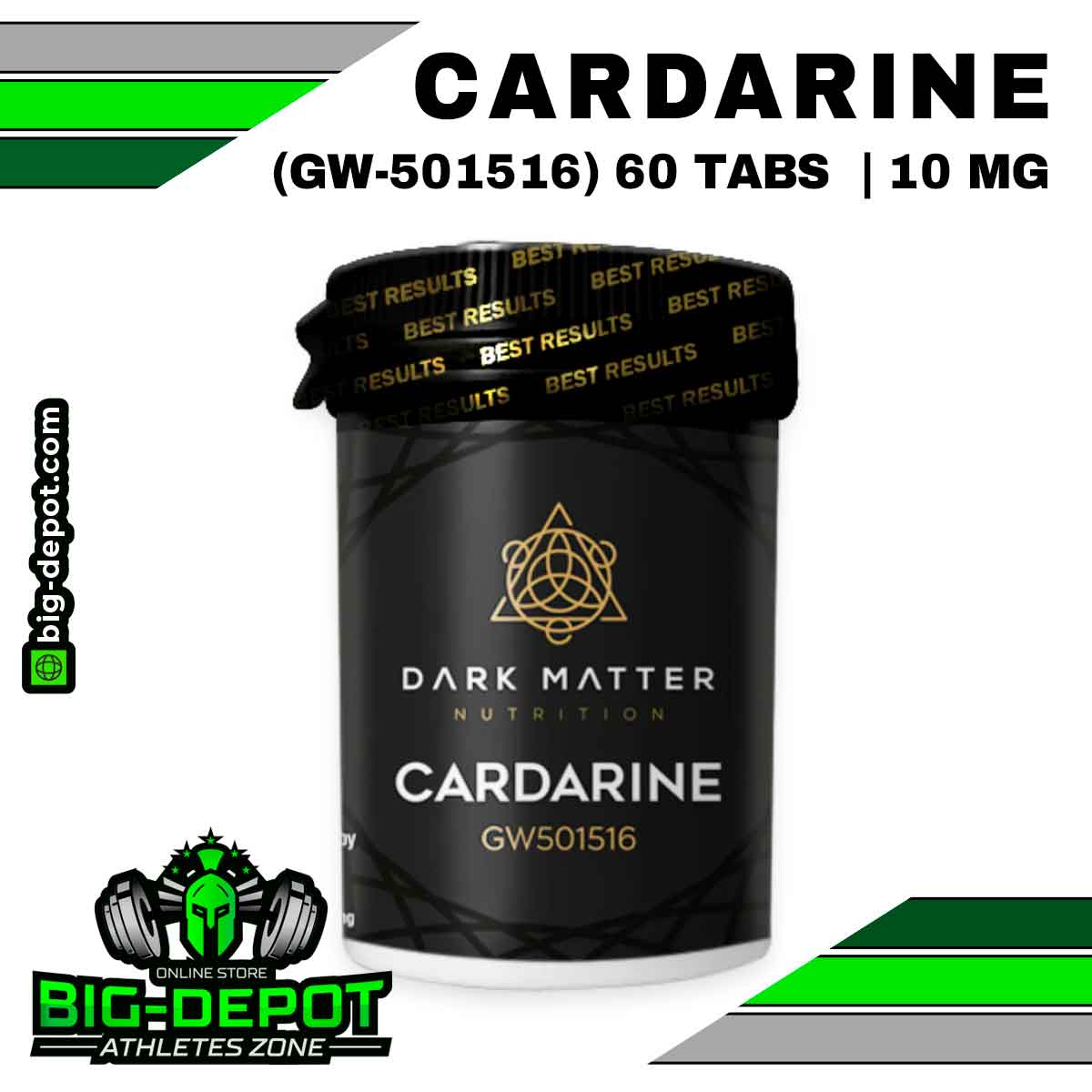 Cardarine 10 mg GW-501516 Sarms Dark Matter 60 tabletas Big Depot original

