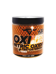 Oxi Testo Blace | Oxido Nitrico +Testosterone 10mg | 300 gms / 30 Servicios | HARDBULL LABS