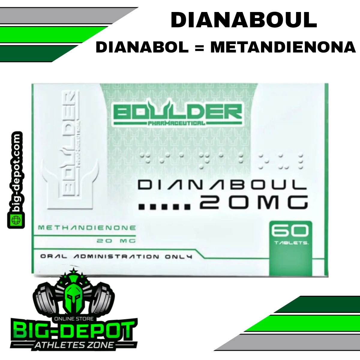 Dianaboul 20 mg methandienone Boulder 60 tabletas original