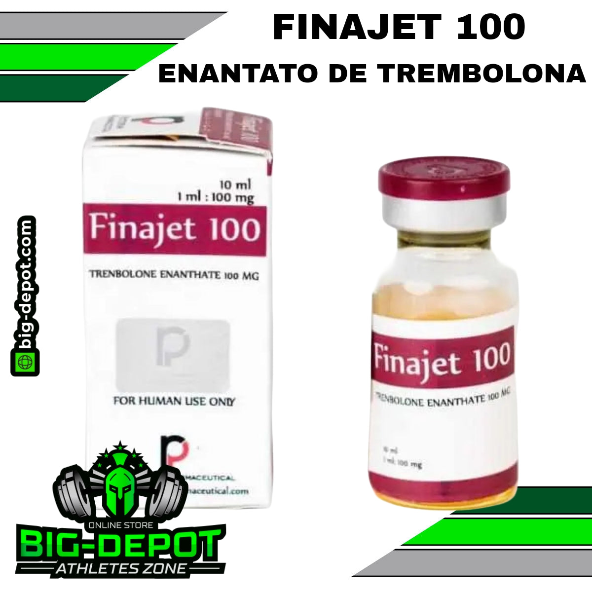Finajet 100 100 mg Trembolona Enantato Rotterdam vial 10 ml original
