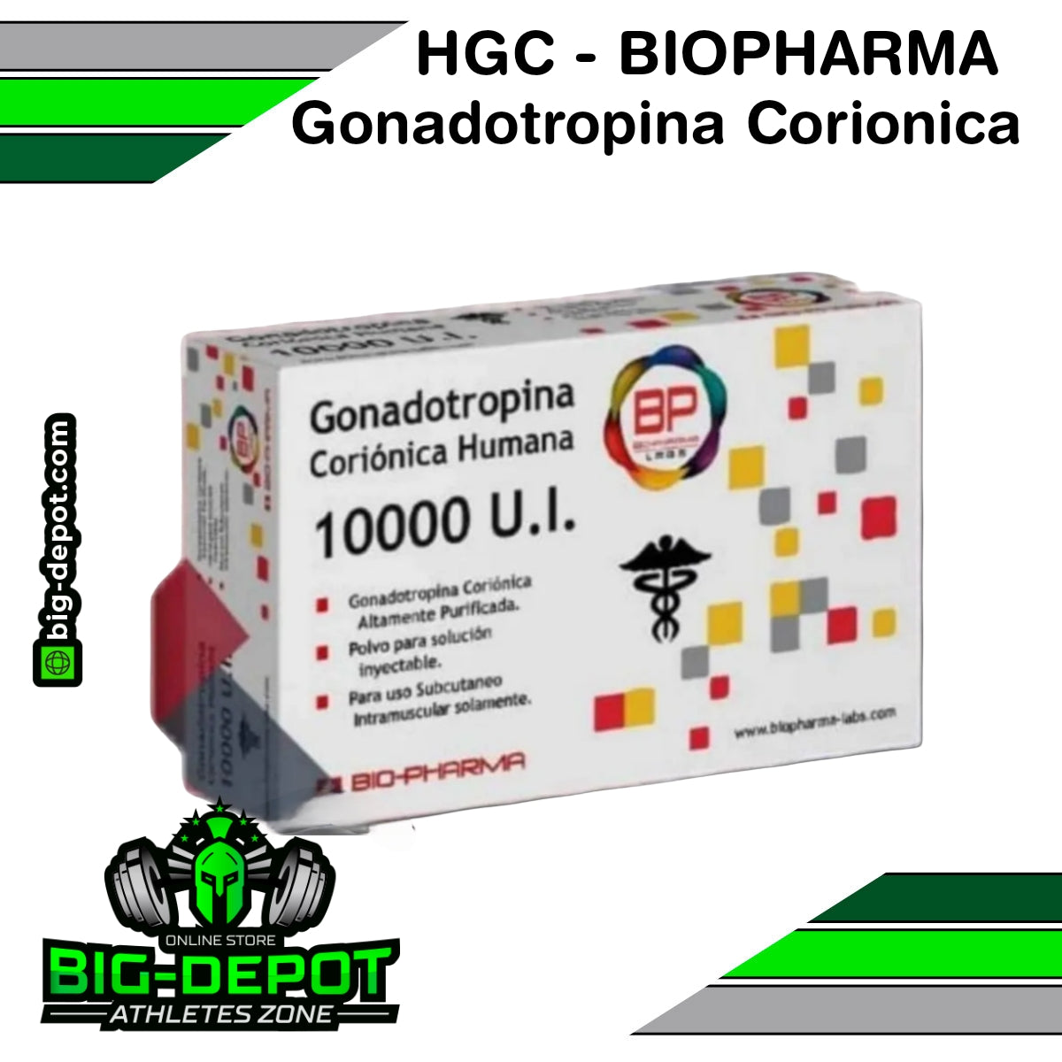 Choragon 10000 ui gonadotropina coriónica humana HCG Biopharma vial original
