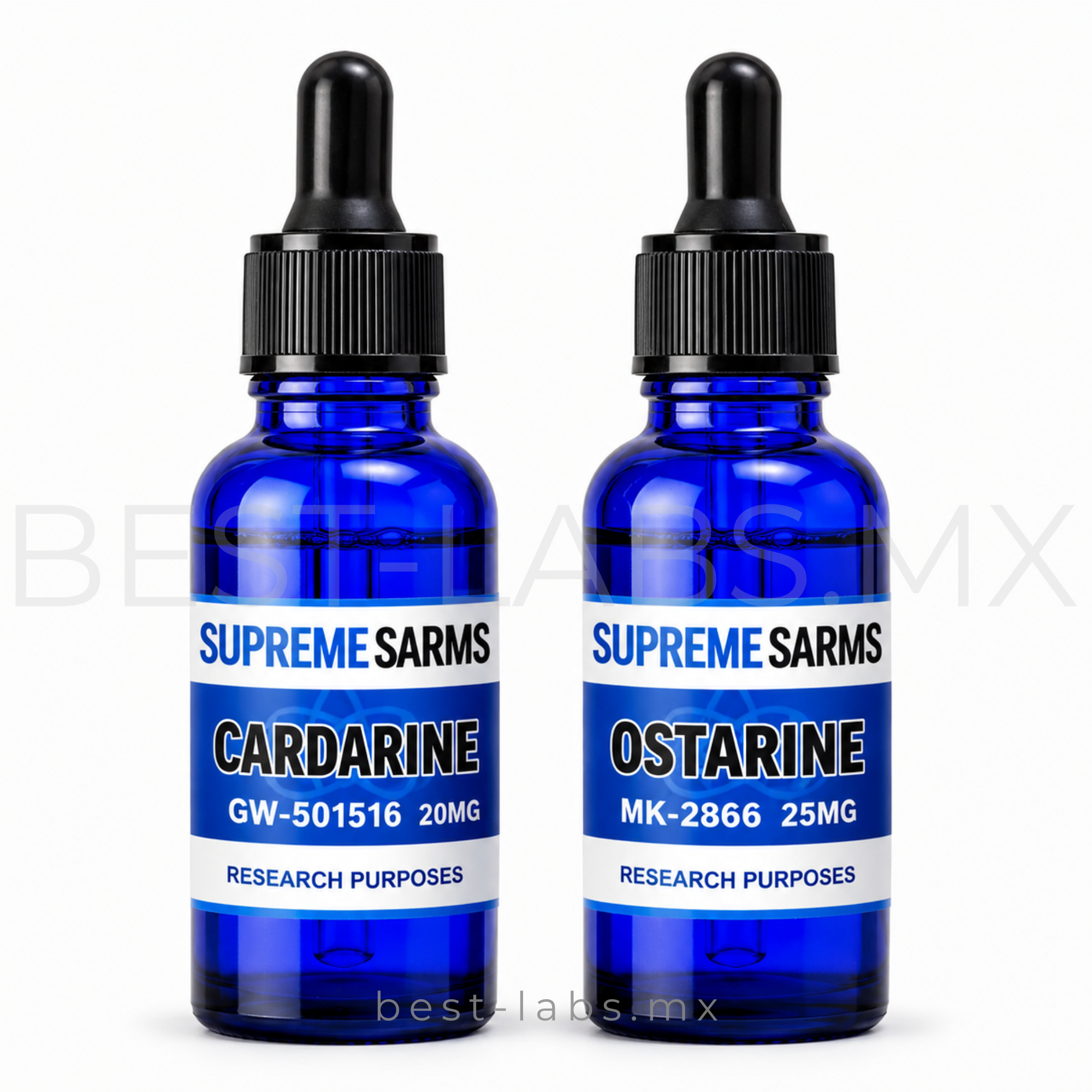 Combo quemagrasa fatburn 30 mg/ml (Ostarine 15 mg + Cardarine 15 mg) 30 ml frasco | Sarms Supreme