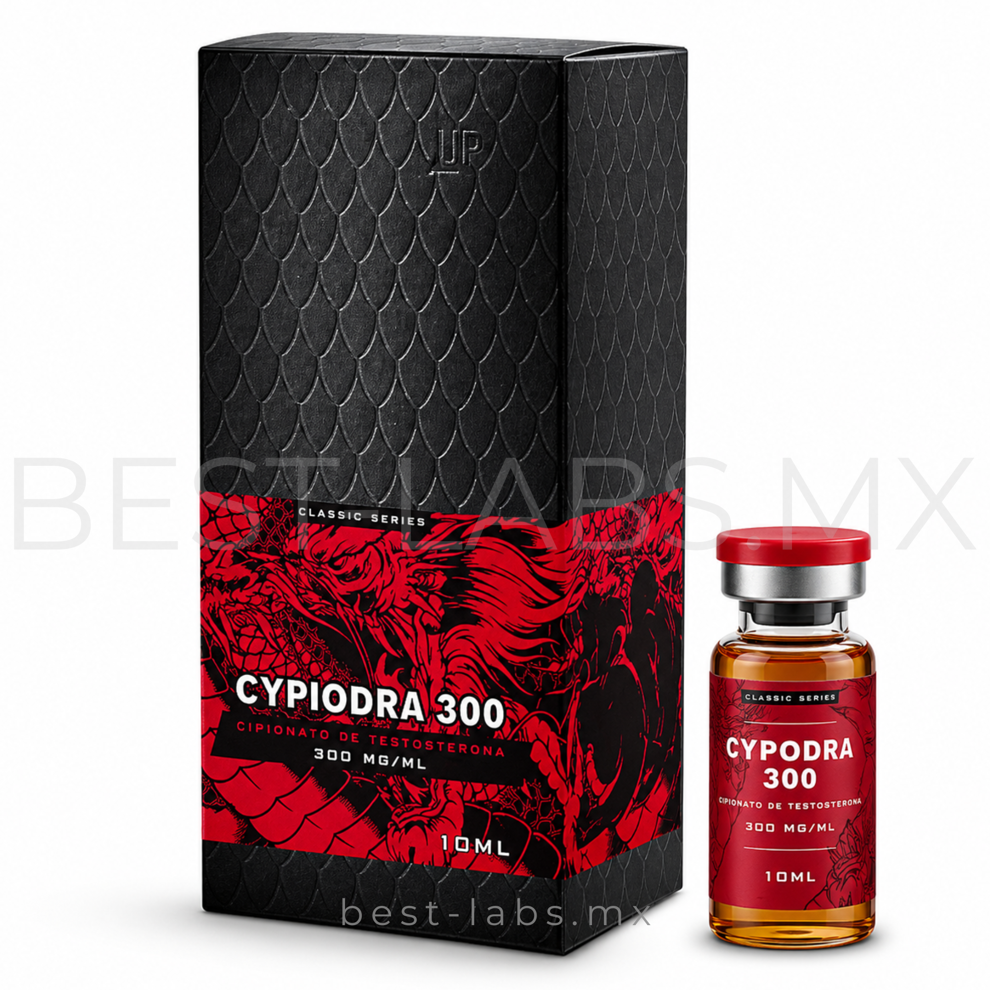 Cypiodra 300 mg/ml (Cipionato de Testosterona) 10 ampolletas de 1ml | Dragon Pharma