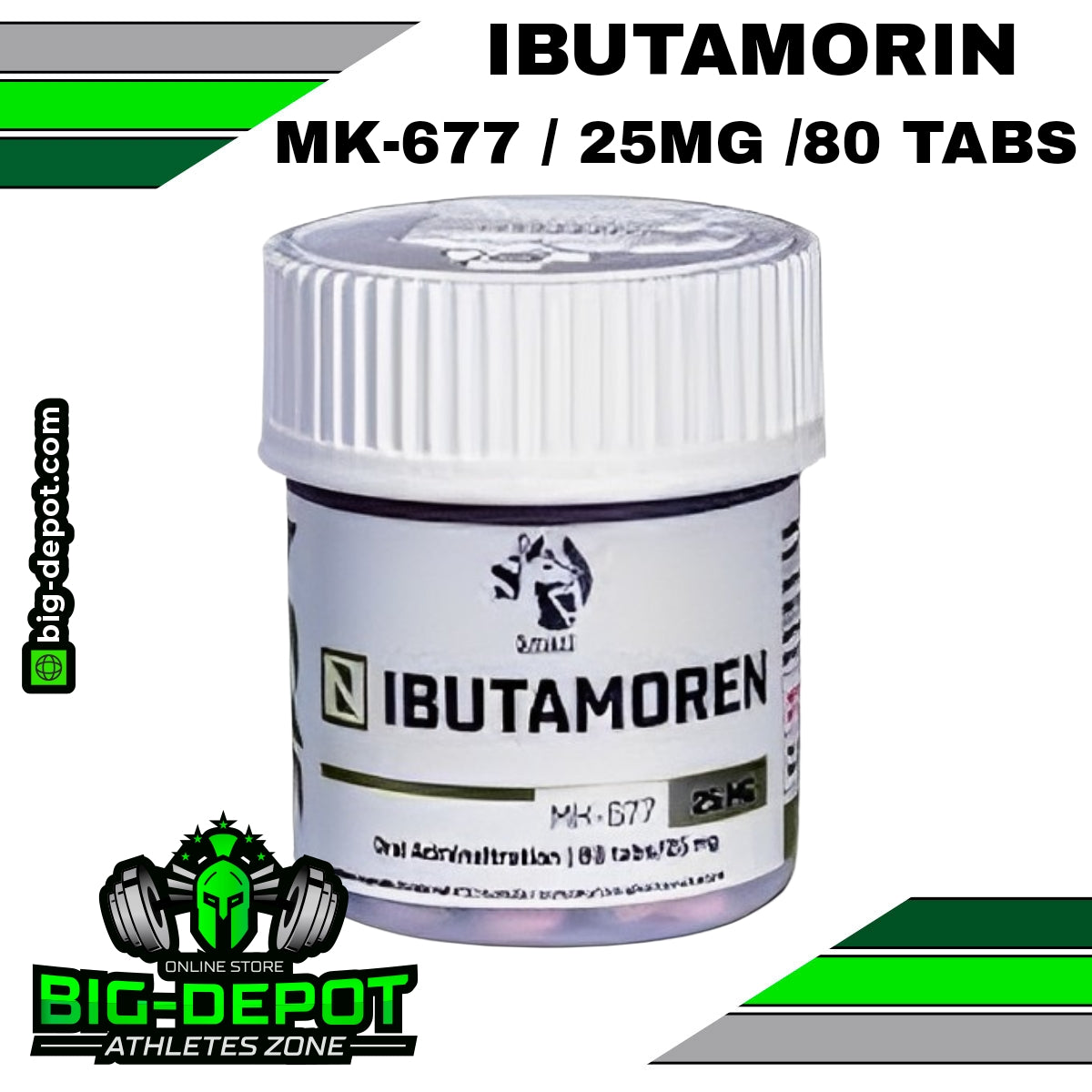 Ibutamorin 25 mg MK-677 SARMS Smart 80 tabletas Big Depot original

