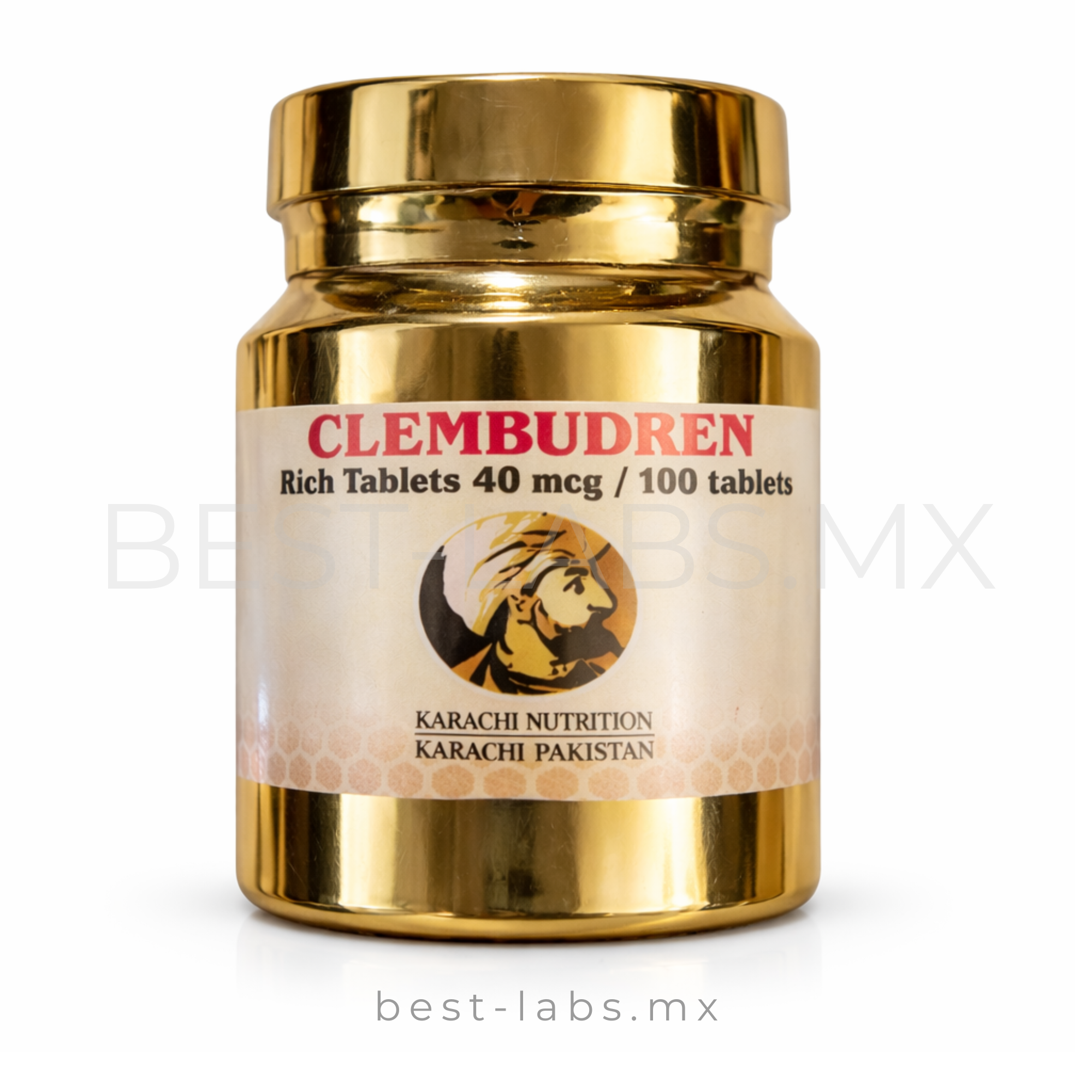 Clembudren (Clembuterol) 40 mcg – 100 tabletas | Karachi Labs