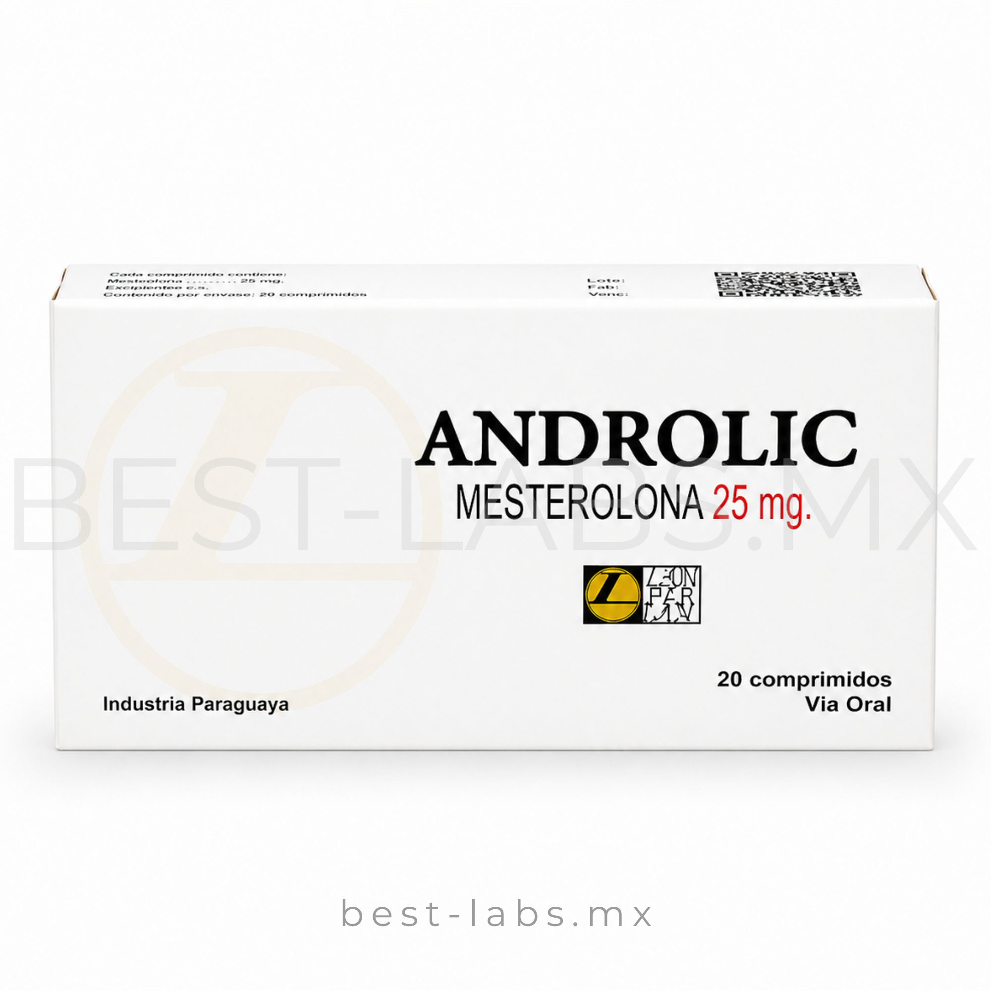 ANDROLIC MASTEROLONA 25mg/tab  mesterolona ó Proviron 20tabs  / Landerland
