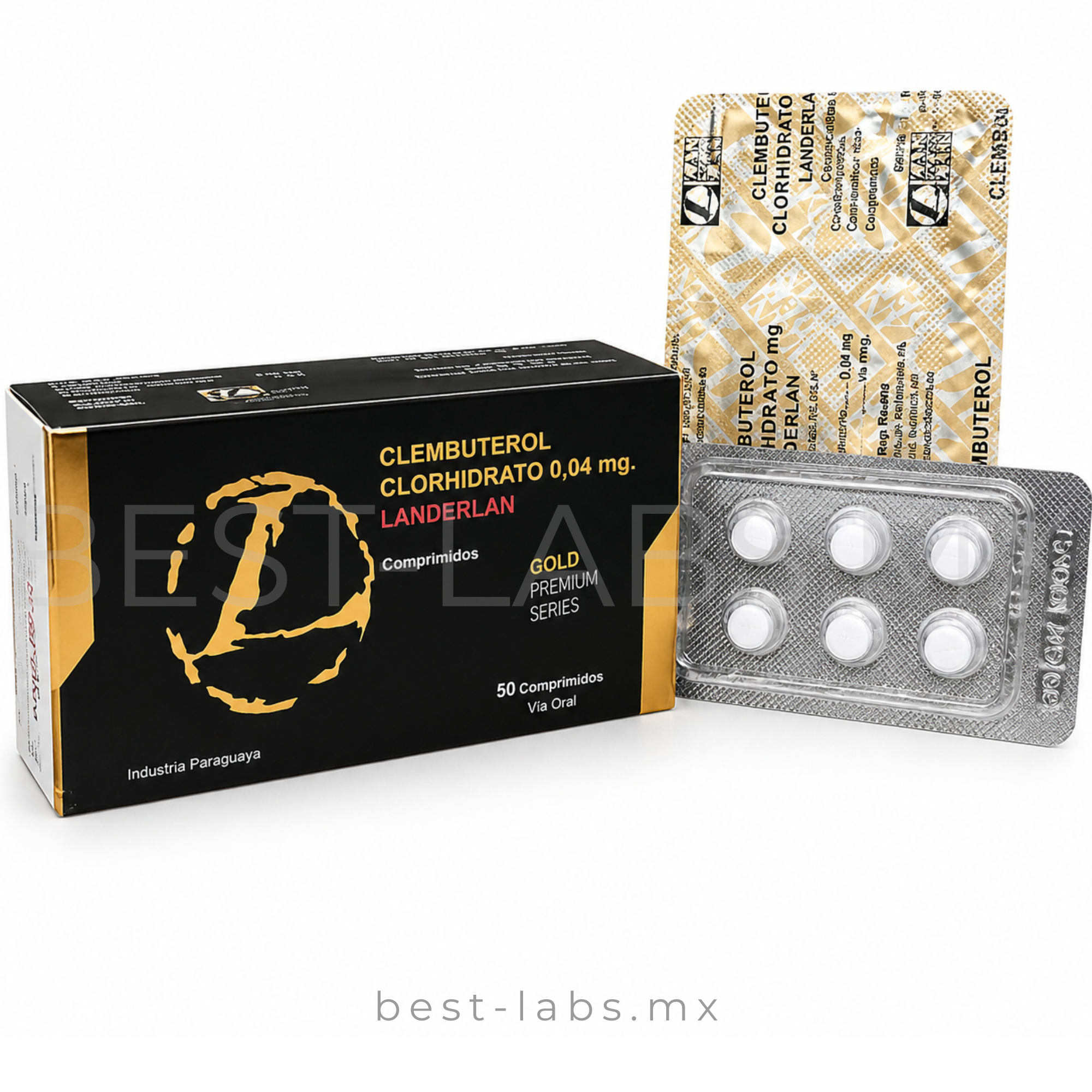 CLEMBUTEROL CLORHIDRATO 0,04 mg/Tab 50tabs