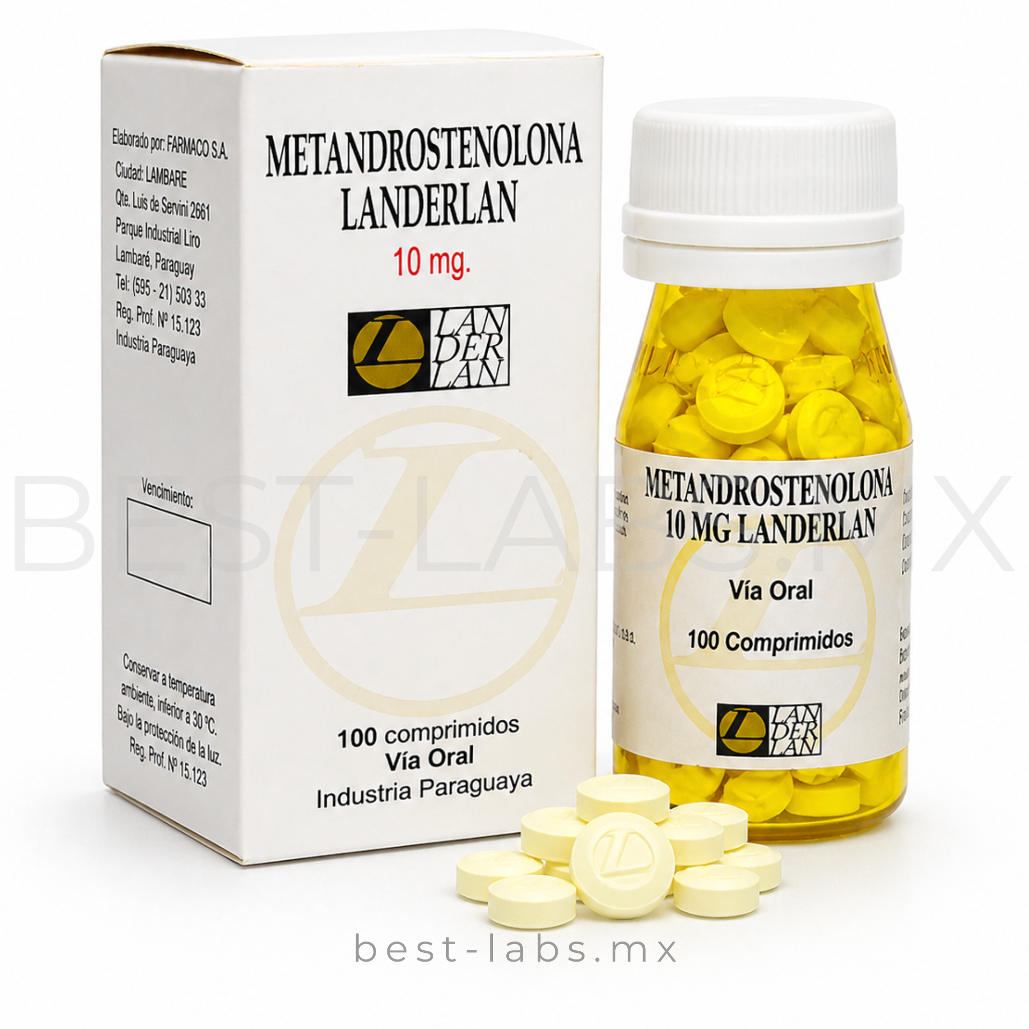 DIANABOL ó Metandienona 10mg/tab 100 tabletas / Landerland