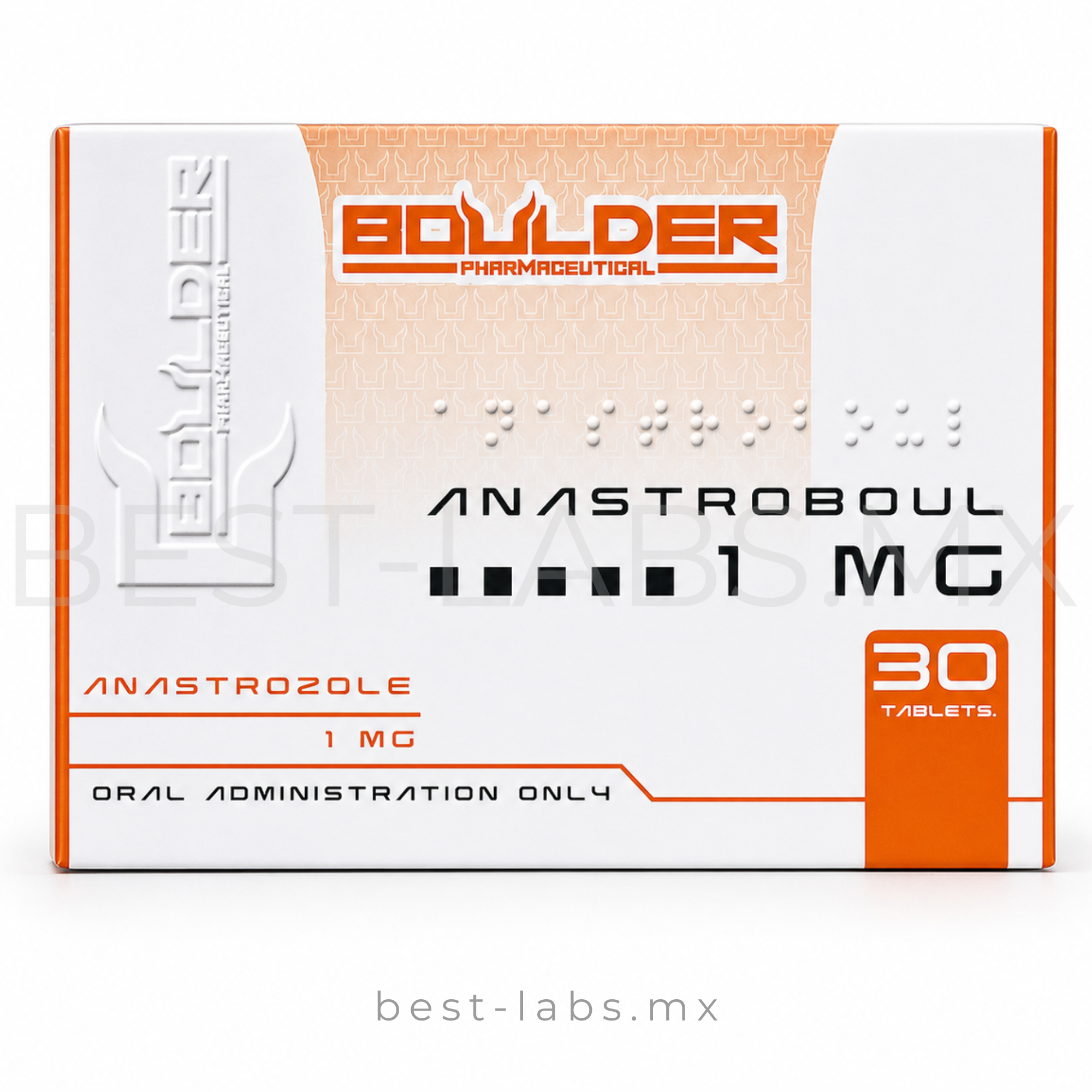 Anastroboul 1 mg Anastrozol Boulder | 30 tabletas originales