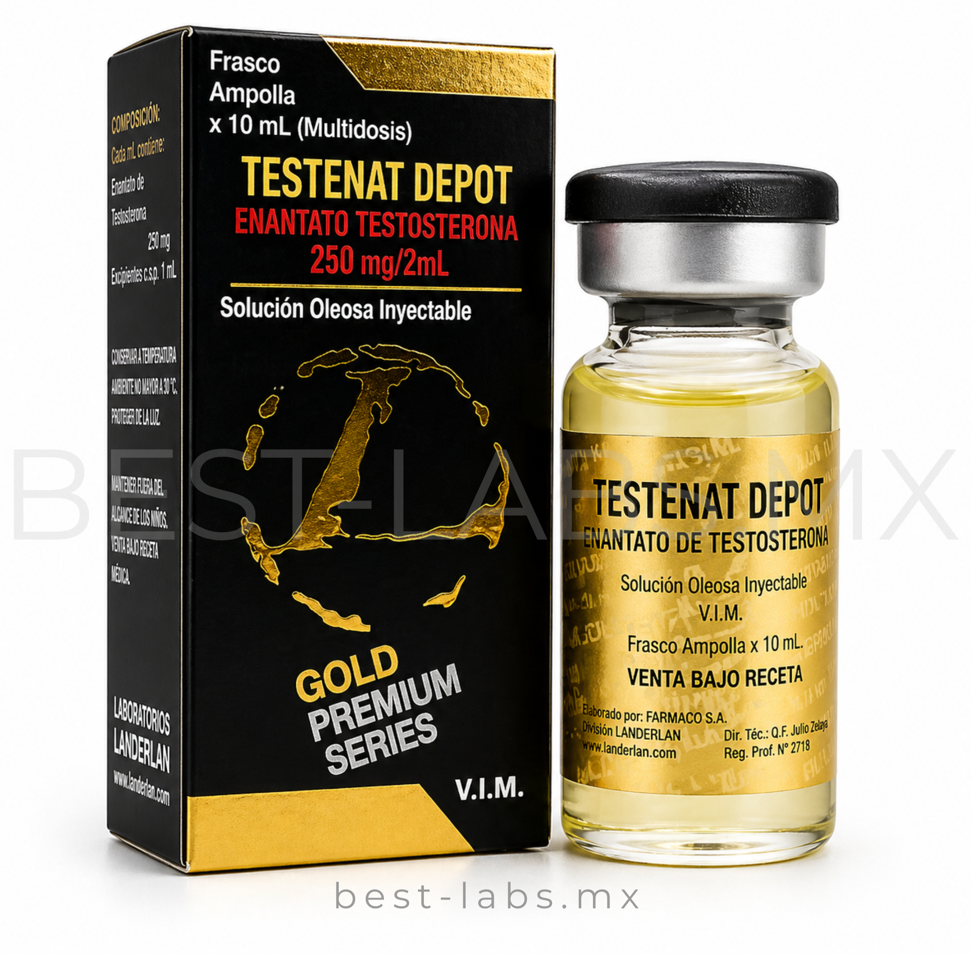 TESTOSTERONA ENANTATO 250mg/ml 10ml / Landerland