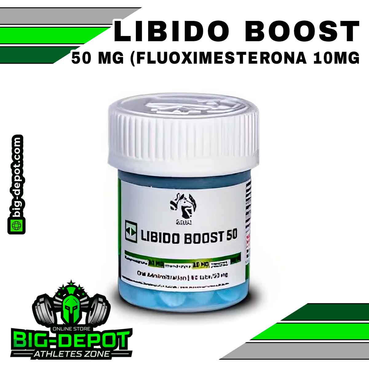 Libido Boost 50 mg Fluoxymesterona Oxandrolona Undecanoato de Testosterona Smart Pharmaceutical 80 tabletas Big Depot original