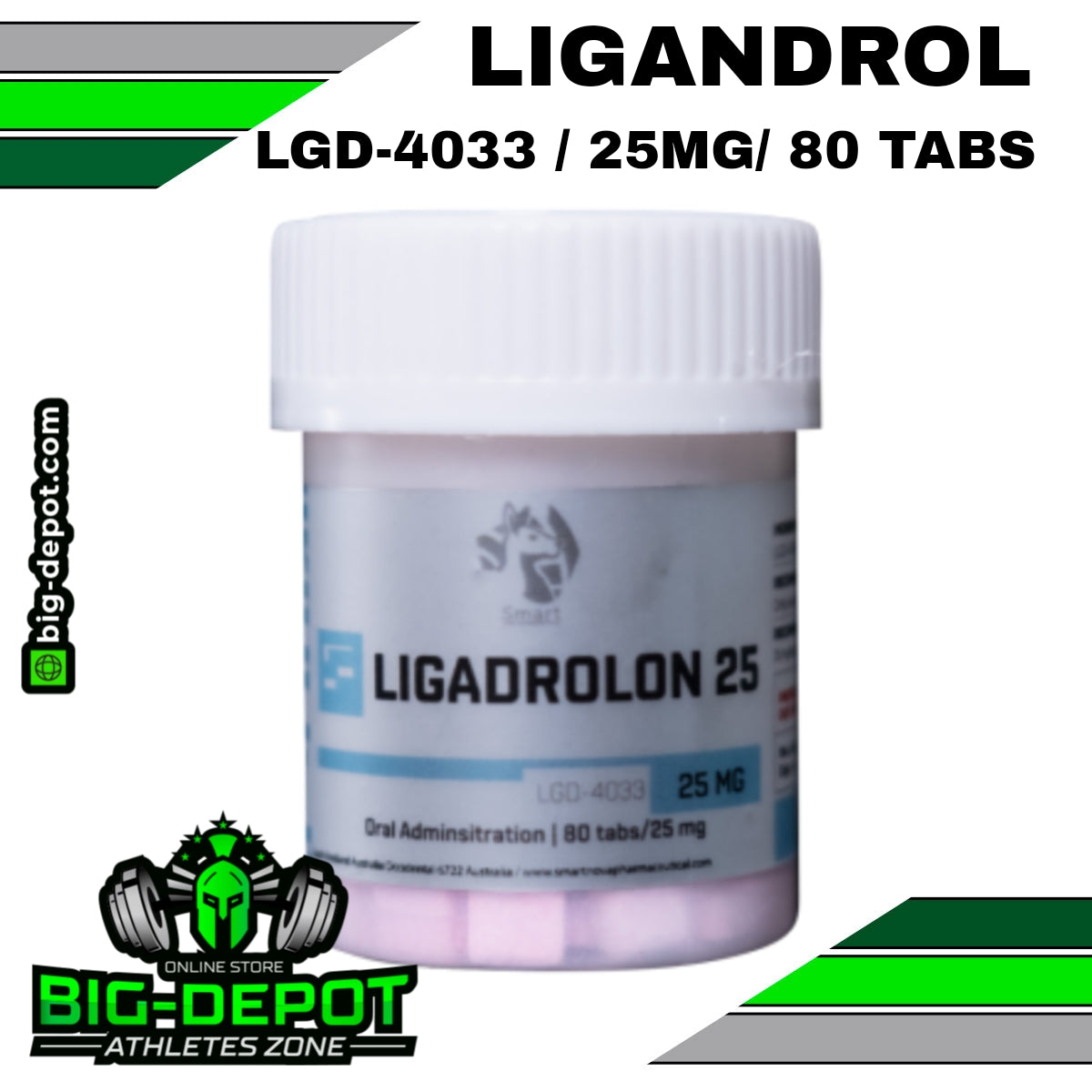 Ligandrol 25 mg LGD-4033 SARMS Smart 80 tabletas Big Depot original
