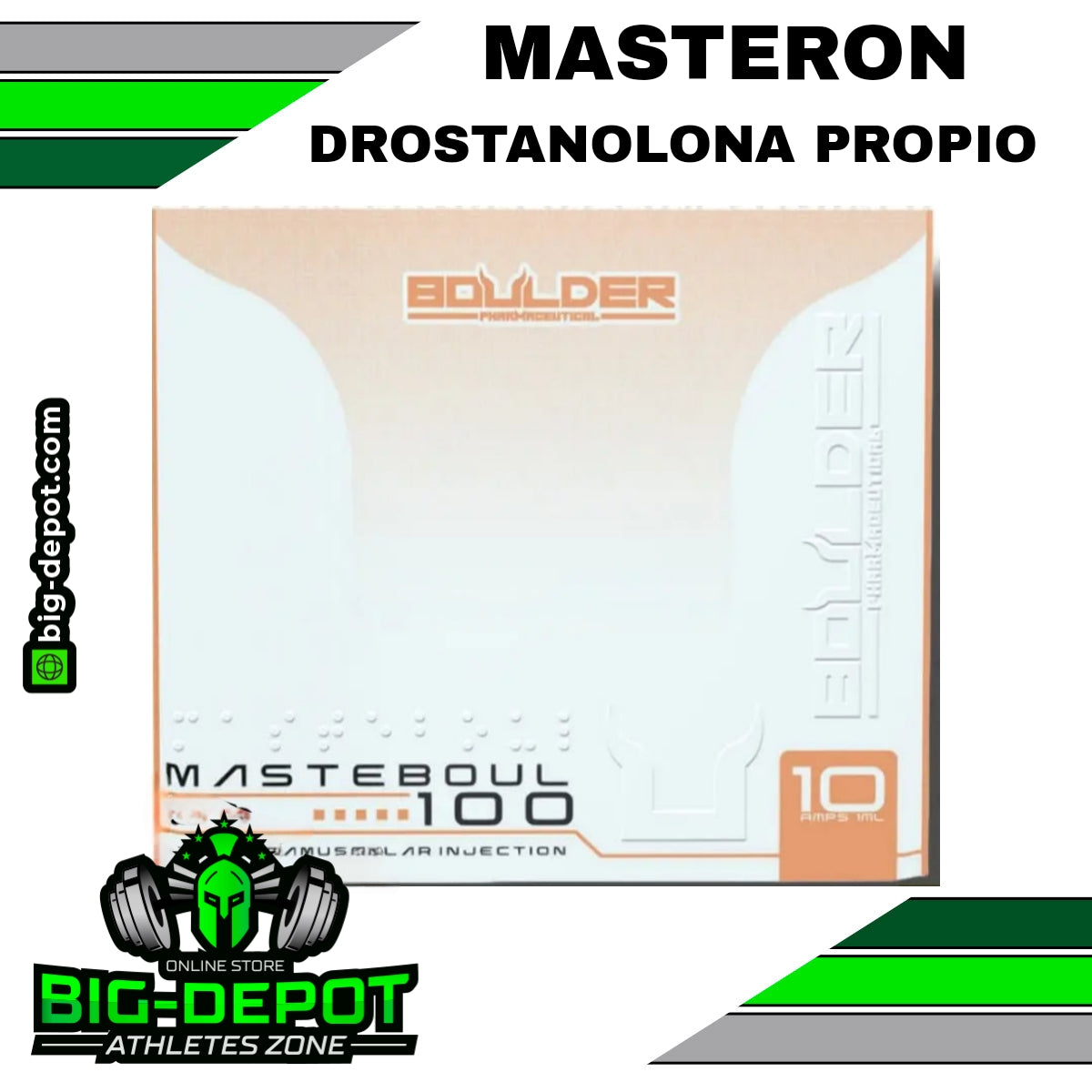 Masteboul 100 mg Masteron Boulder 10 ampolletas 1 ml originales