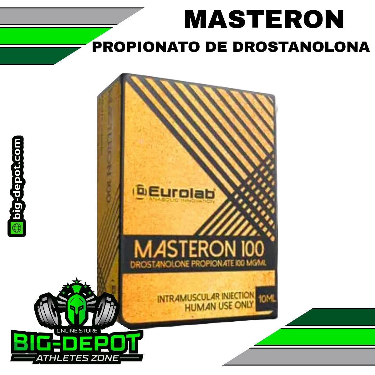 Masteron 100 Drostanolona Propionato 100 mg/ml Eurolab 10 ml Big Depot original
