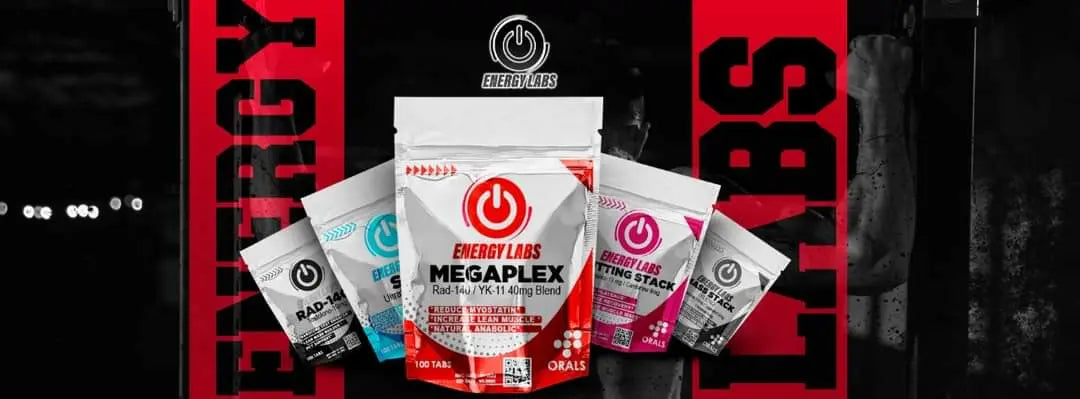 MEGAPLEX / RAD-140 + YK-11 / Constructor de masa y fuerza máxima / ENERGY LABS - SARMS