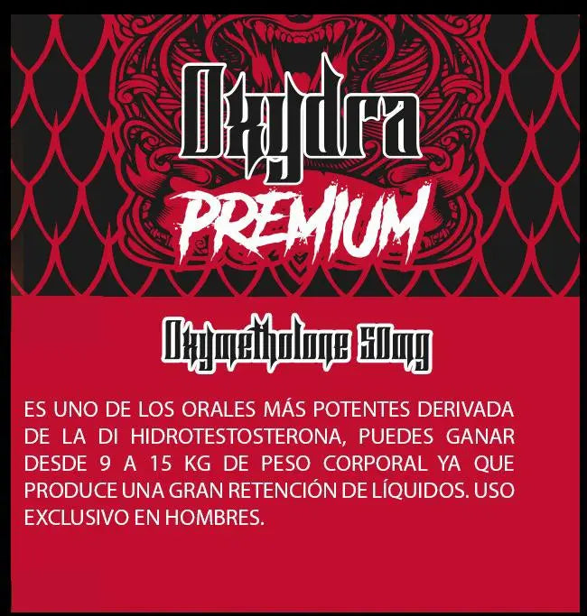 Oxydra - Oxymetholone 50mg / 100 Tabletas / Dragon Pharma Premium - esteroides