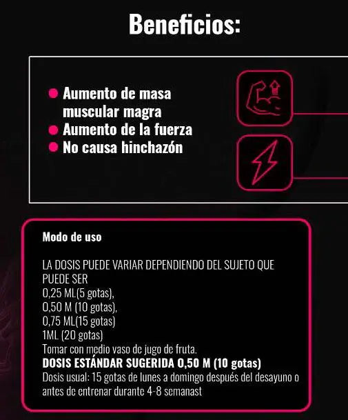 POWER STACK (Combinado) Ostarine + Ligandrol + Andarine / 30 ML | BOULDER SARMS - SARMS