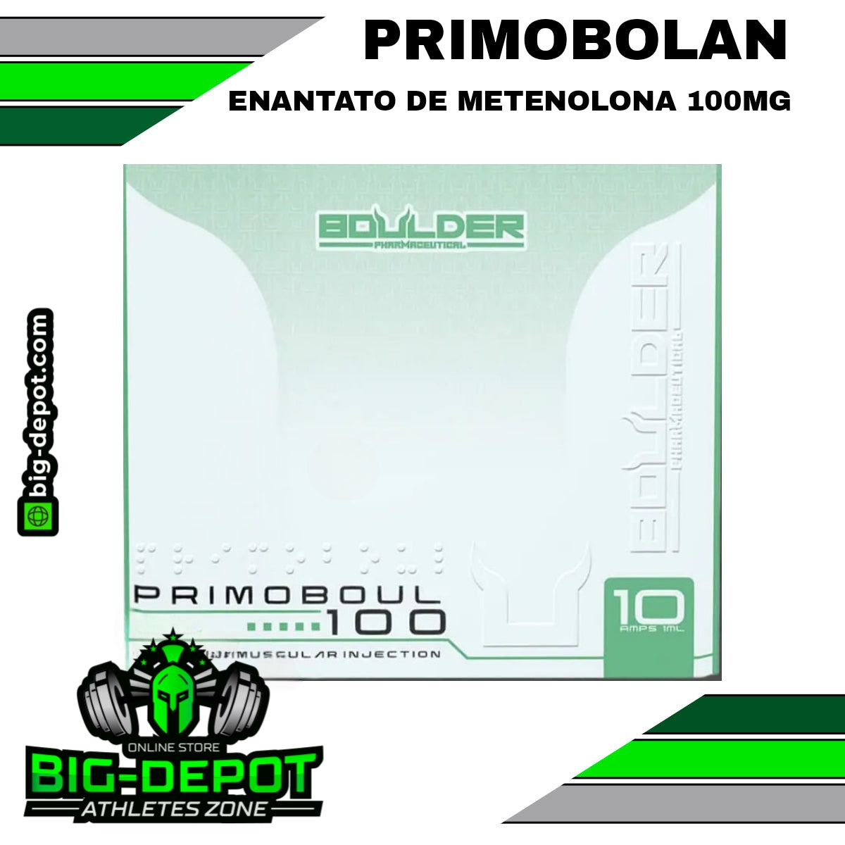 Primoboul 100 mg metenolona primobolan Boulder 10 ampolletas original