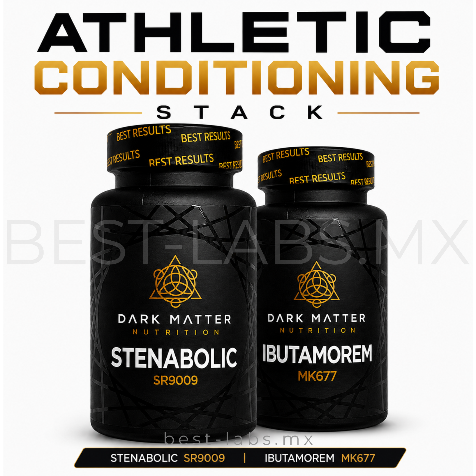 Ciclo Definición Stenabolic + Ibutamoren 60 tabletas c/u | Sarms Dark Matter