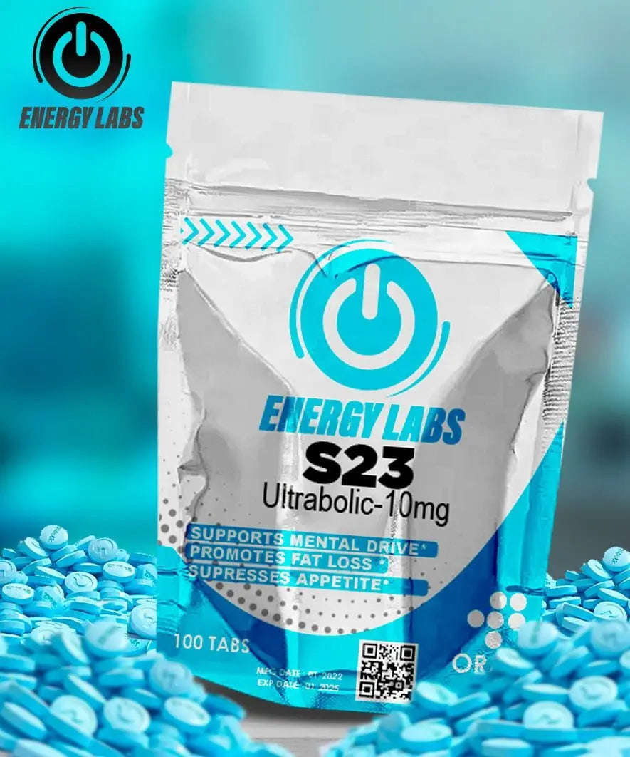 ULTRABOLIC / S-23 10mg / Vascularidad,musculo, bombeo y fuerza / ENERGY LABS - SARMS